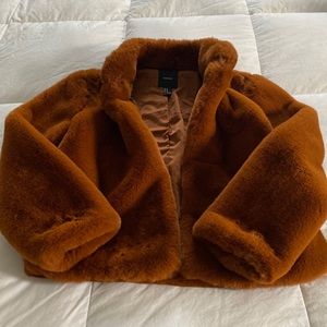 Faux fur jacket